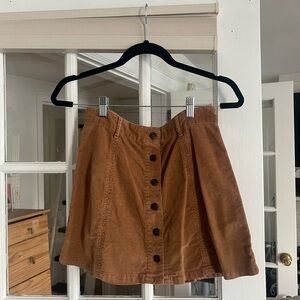 American Eagle Brown Corduroy mini skirt